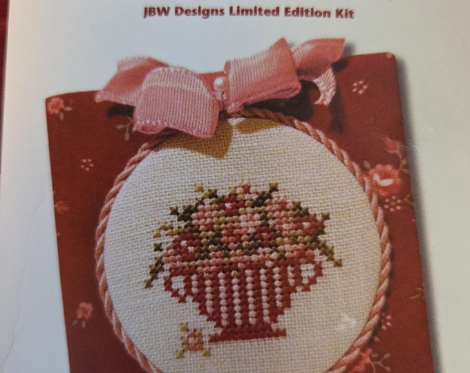JBW Designs An Ode To Red Counted Cross Stitch Pattern Kit. FREE SHIPPING. Good Condition.