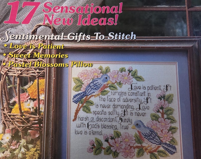 Cross Stitch Magazine Feb/Mar 1993. FREE SHIPPING. Used Condition