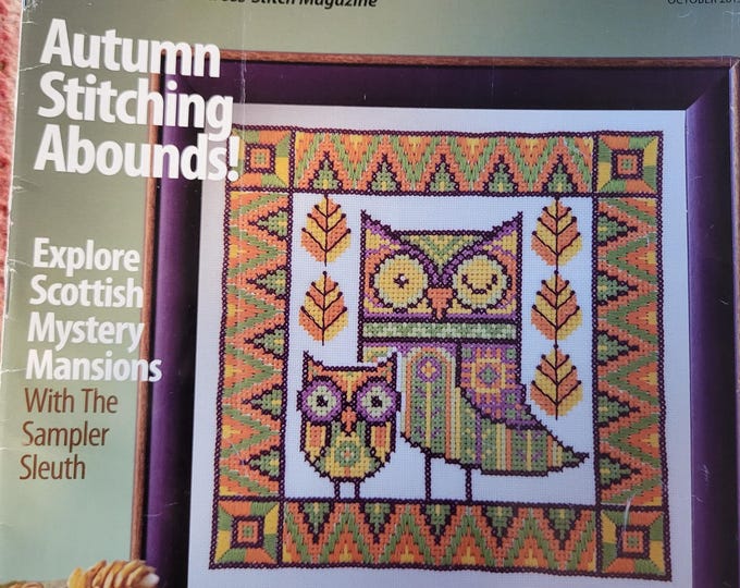 Just Cross Stitch Magazine October 2019. Used Condition. Free Shipping.