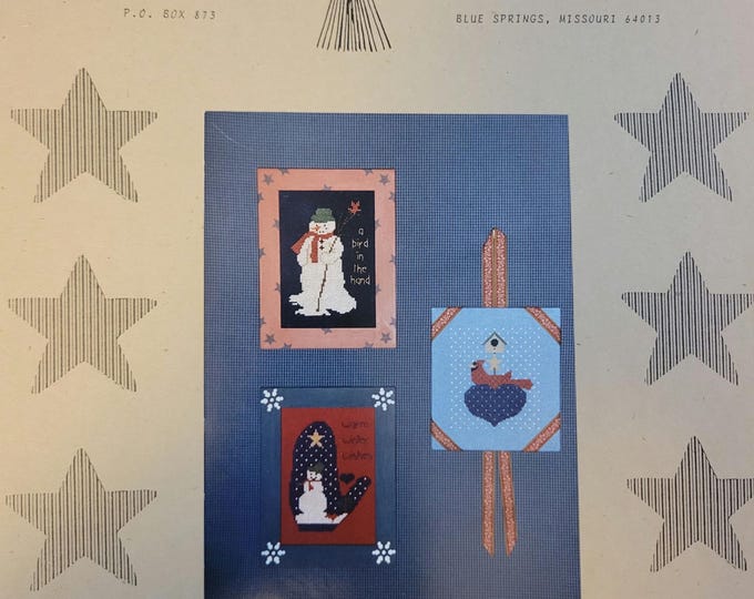 Vintage Stitches from the Heartland Warm Winter Wishes. Cross Stitch Pattern. FREE SHIPPING.