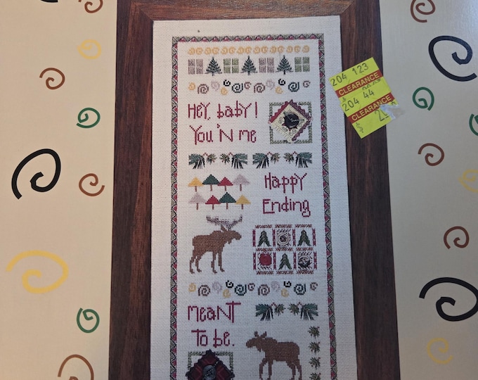 Something In Common Happy Ending Cross Stitch Pattern. FREE SHIPPING. Used Condition