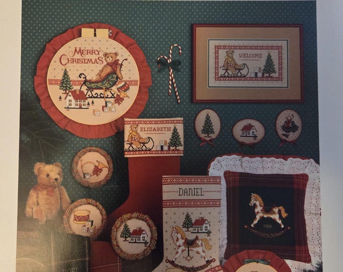 Dimensions Christmas Past Cross Stitch Pattern. FREE SHIPPING. Used Condition.