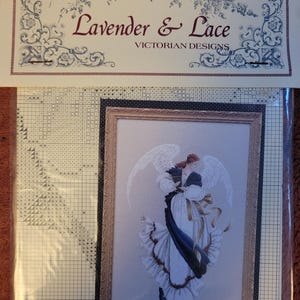 Lavender & Lace Angel of Hope Cross Stitch Pattern. Good Condition. Free Shipping.