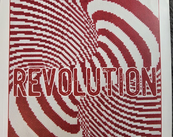 XStitch Revolution Magazine Issue 1. FREE SHIPPING. Used Condition