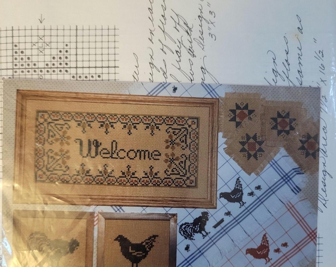 Told In A Garden Country Gifts Cross Stitch Pattern. Used Open Condition. Free Shipping.