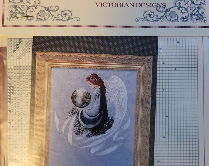Lavender & Lace Earth Angel Cross Stitch Pattern. Preowned Good Condition. Free Shipping.