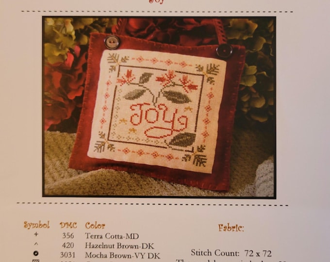Little House Needleworks All Dolled Up Joy Cross Stitch Pattern. FREE Shipping. Good Condition.