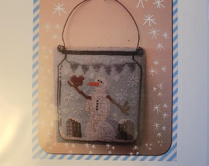 Romyscreations Winter In A Jar Cross Stitch Pattern. Free Shipping. Good Condition.