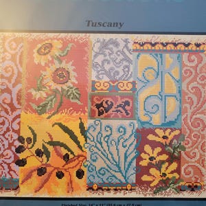 Candamar Designs Abstractions Tuscany Cross Stitch Kit. FREE SHIPPING. New Condition.