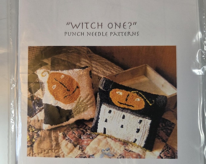 Notforgotten Farm Witch One Needlebook Punch Needle Pattern. Estate Sale Preowned Good Condition. Free SHIPPING.