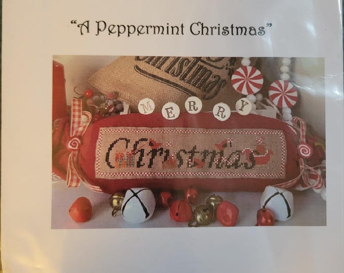 Mani di Donna A Peppermint Christmas Cross Stitch Pattern. FREE SHIPPING. Good Condition