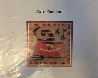 Susanamm Cute Pumpkin Cross Stitch Pattern. FREE SHIPPING. Good Condition.