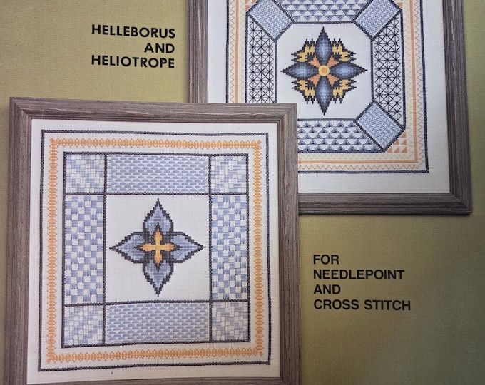 Marys Needlecrafts A Pair of Posies Cross Stitch Pattern. FREE SHIPPING. Preowned Used Older Condition.