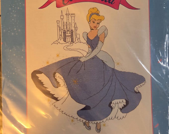 Disney Cinderella Late For The Ball Counted Cross Stitch Pattern. Free Shipping. Good Condition.