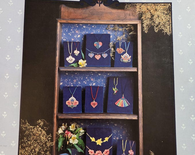 Classic Jewels Cross Stitch Pattern. FREE SHIPPING. Preowned Older Used Condition.