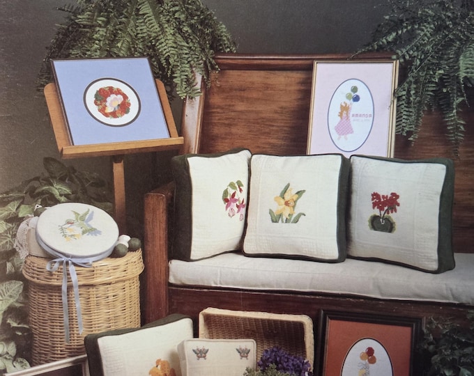 Vanessa Ann Dedes April Showers Cross Stitch Pattern. FREE SHIPPING. Preowned Used Older Condition.