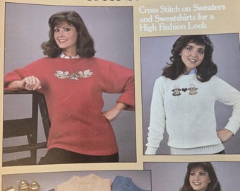 Leisure Arts More Sweaters Cross Stitch Pattern. Free SHIPPING. Used Condition