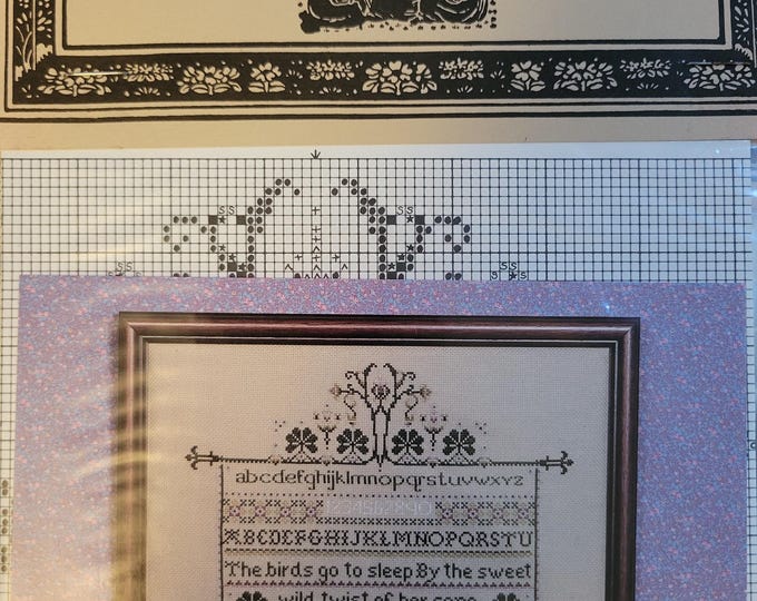 Told In A Garden Family Treasure I Cross Stitch Pattern. Good Condition. Free Shipping.