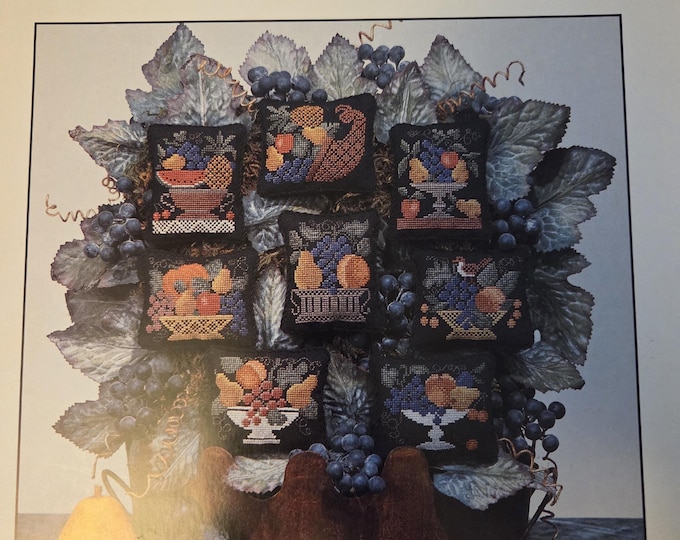 Prairie Schooler Still Life Cross Stitch Pattern. FREE SHIPPING. Used Condition writing on cover.