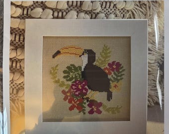 Cotton & Twine Historical Sampler Company Toucan September 2020 Kit. FREE SHIPPING. Good Condition