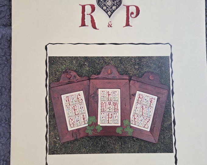 Renato Parolin ABC...Armour, Beaute, Chance Cross Stitch Pattern. FREE Shipping. Used Condition.