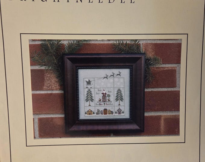 Brightneedle Merry Christmas Cross Stitch Pattern. FREE SHIPPING. Preowned Used Condition.