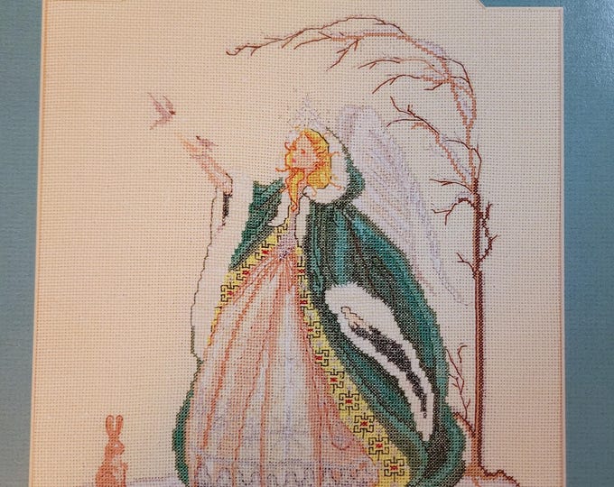Mar Bek Snow Angel Cross Stitch Pattern. FREE SHIPPING. Used Condition.