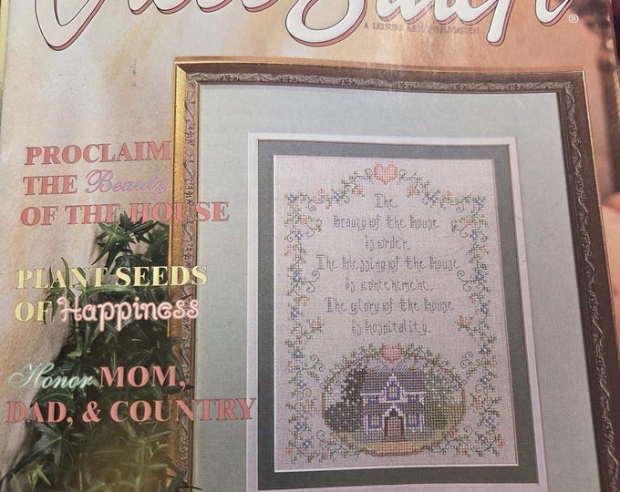For the Love of Cross Stitch Magazine May 2002 Issue. FREE SHIPPING. Older Condition.