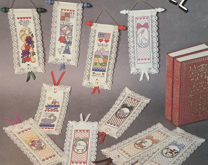 Jeanette Crews Bookmarks & Mini Pulls The Sequel Cross Stitch Pattern. FREE SHIPPING. Used Condition.