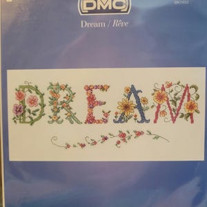 DMC Dream Cross Stitch Kit. FREE SHIPPING. New Condition.