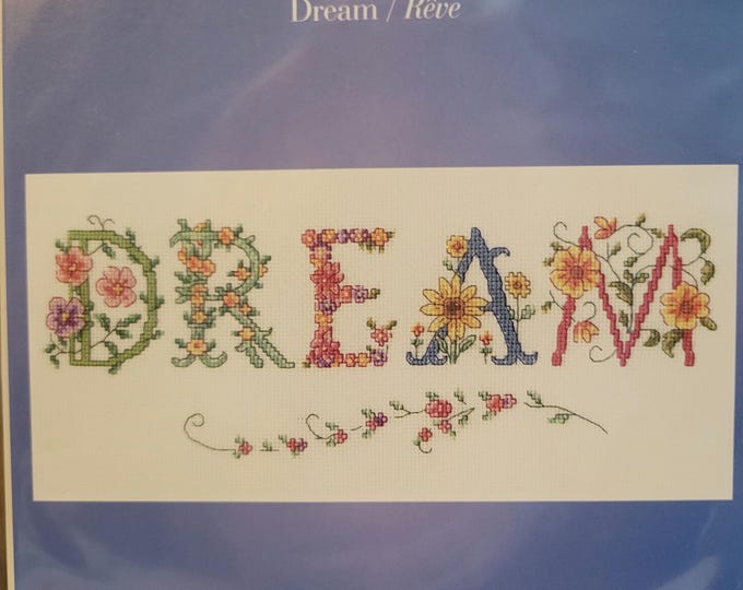 DMC Dream Cross Stitch Kit. FREE SHIPPING. New Condition.