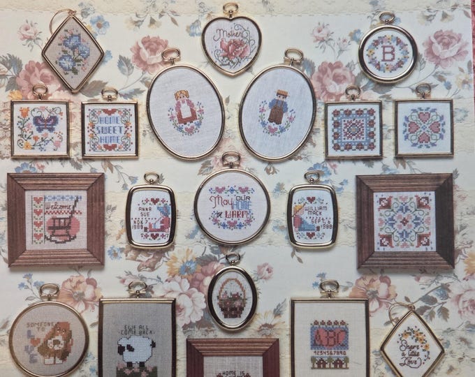 American School of Needlework Cross Stitch on Linen Pattern. Free Shipping. Used Condition.