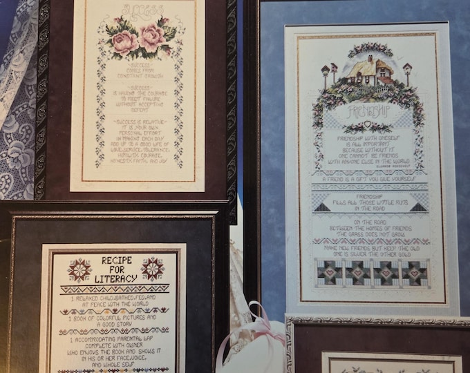 Stoney Creek A Life Worth Stitching Cross Stitch Pattern. FREE SHIPPING. Used Condition.