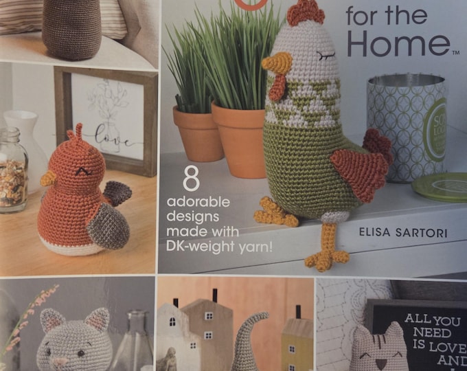 Annie's Crochet Modern Amigurumi for the Home. FREE SHIPPING. New Condition.