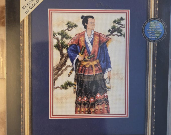Dimensions Gold Collection The Samurai Cross Stitch Kit. FREE SHIPPING. Older Condition.