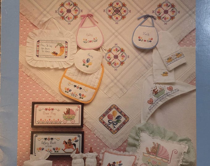 Just Cross Stitch The Nursery Cross Stitch Pattern. FREE SHIPPING. Used Condition. Some writing in chart.