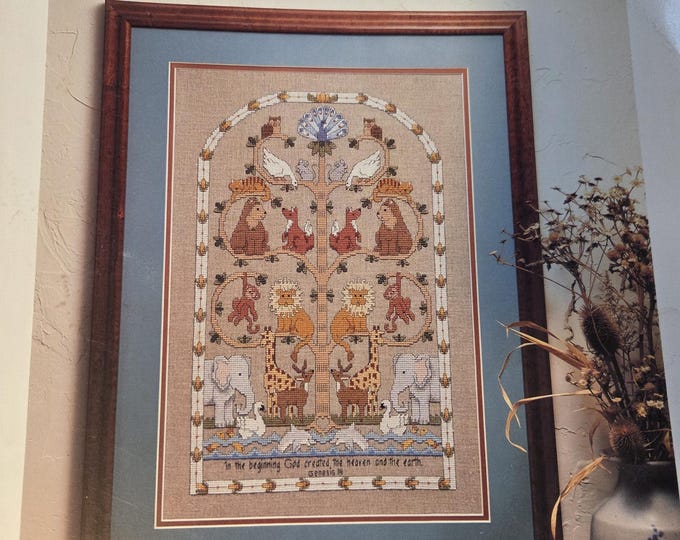 Dimensions Tree of Life Cross Stitch Pattern. FREE SHIPPING. Used Condition.