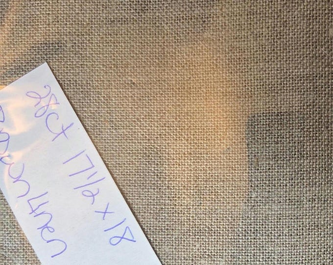 28ct 17.5"x18" Brown Linen. Preowned and Repackaged. FREE SHIPPING.