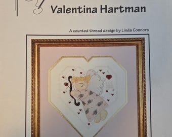 Calico Crossroads Valentina Hartman Cross Stitch Pattern. Free Shipping. Used Condition