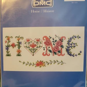 DMC Home Cross Stitch Kit. FREE SHIPPING. New Condition.