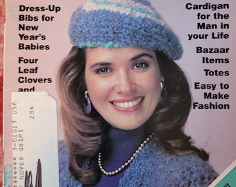 Quick and Easy Crochet Jan/Feb 1988. FREE SHIPPING. Old Condition.