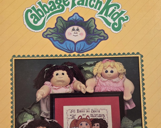Cabbage Patch Kids Designs Cross Stitch Pattern. FREE SHIPPING. Preowned Older Used Condition.