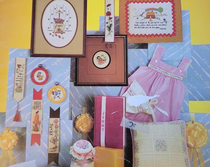 Leisure Arts Many Gifts Cross Stitch Pattern. Free SHIPPING. Used Condition