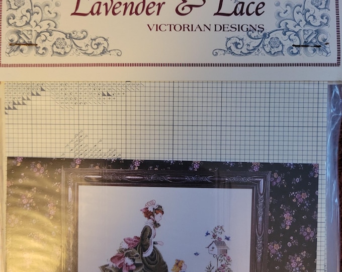 Lavender & Lace Little Wings Cross Stitch Pattern. Good Condition. Free Shipping.
