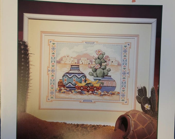 American Southwest Spirit Cross Stitch Pattern. FREE SHIPPING.