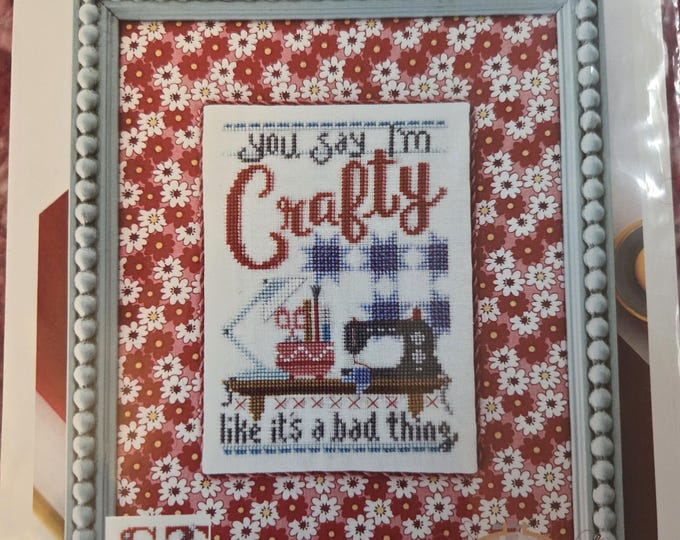 Hands on Designs Call M Crafty Cross Stitch Pattern. Free Shipping. Good Condition.