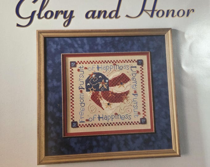 Mill Hill Holiday Glory and Honor Cross Stitch Pattern. FREE SHIPPING. Used Condition.