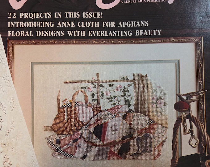 For the Love of Cross Stitch Magazine Premier Issue. FREE SHIPPING. Older Condition.