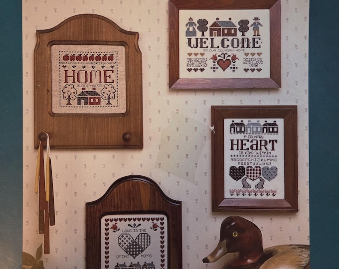 Schoolhouse Designs Cottage Comforts Cross Stitch Pattern. Free Shipping. Used Condition.