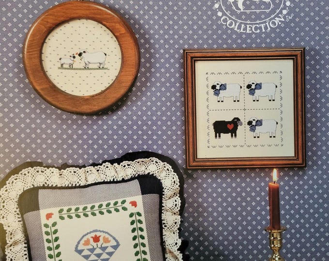Wicker and Wool Cross Stitch Pattern - FREE SHIPPING